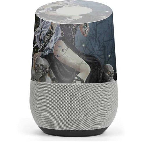 Gothic Queen with Silver Dragon by Nene Thomas Google Home Skin